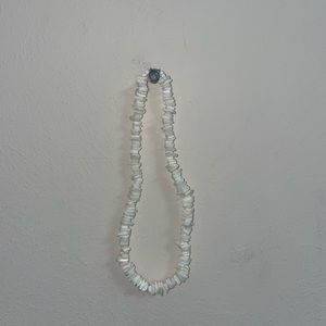 Barely worn white rock necklace